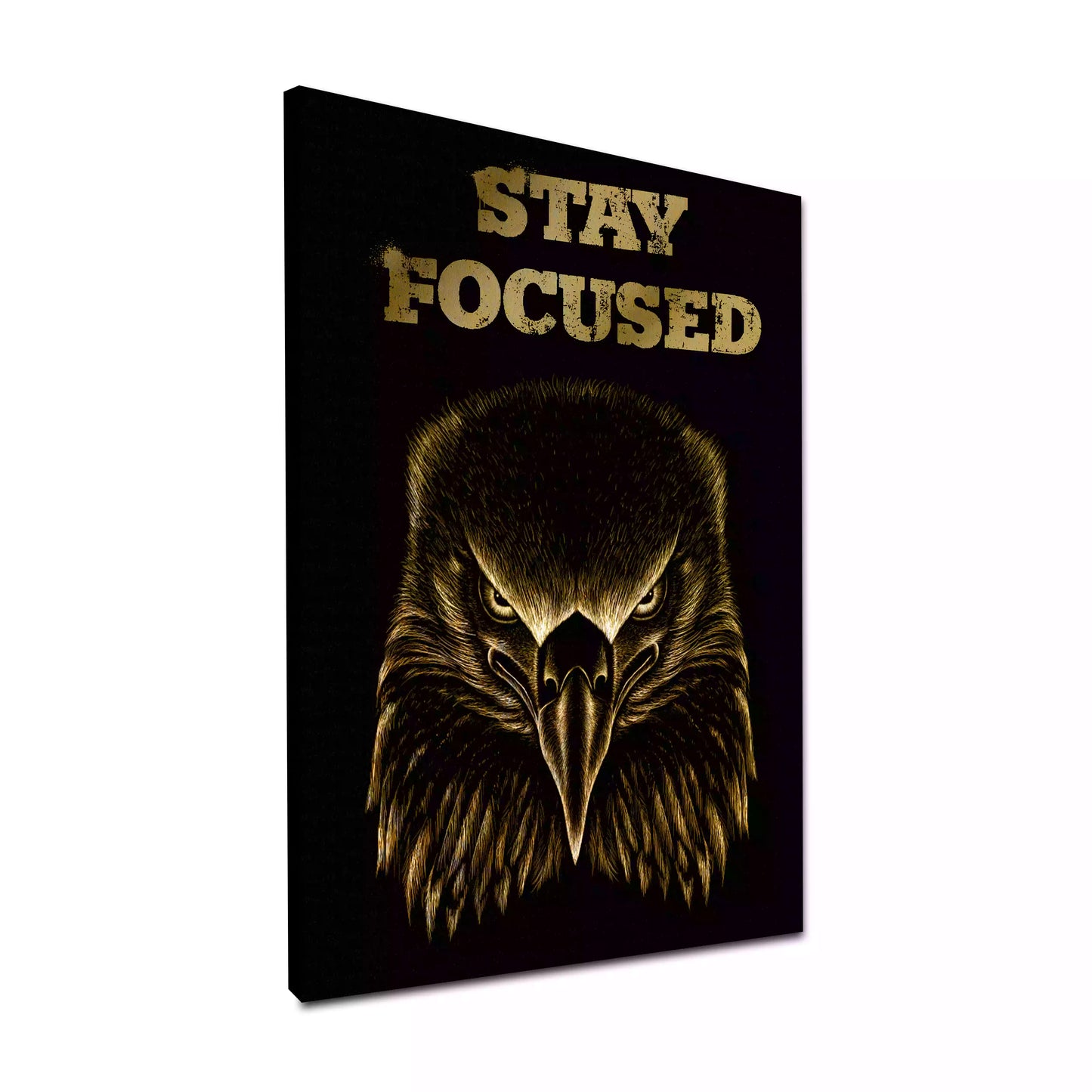 Wandbild Adler Zitat Motivation Fokus Stärke Inspiration
