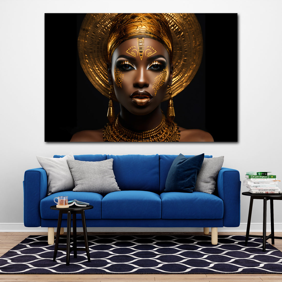 Wandbild African Dreams, afrikanische Frau