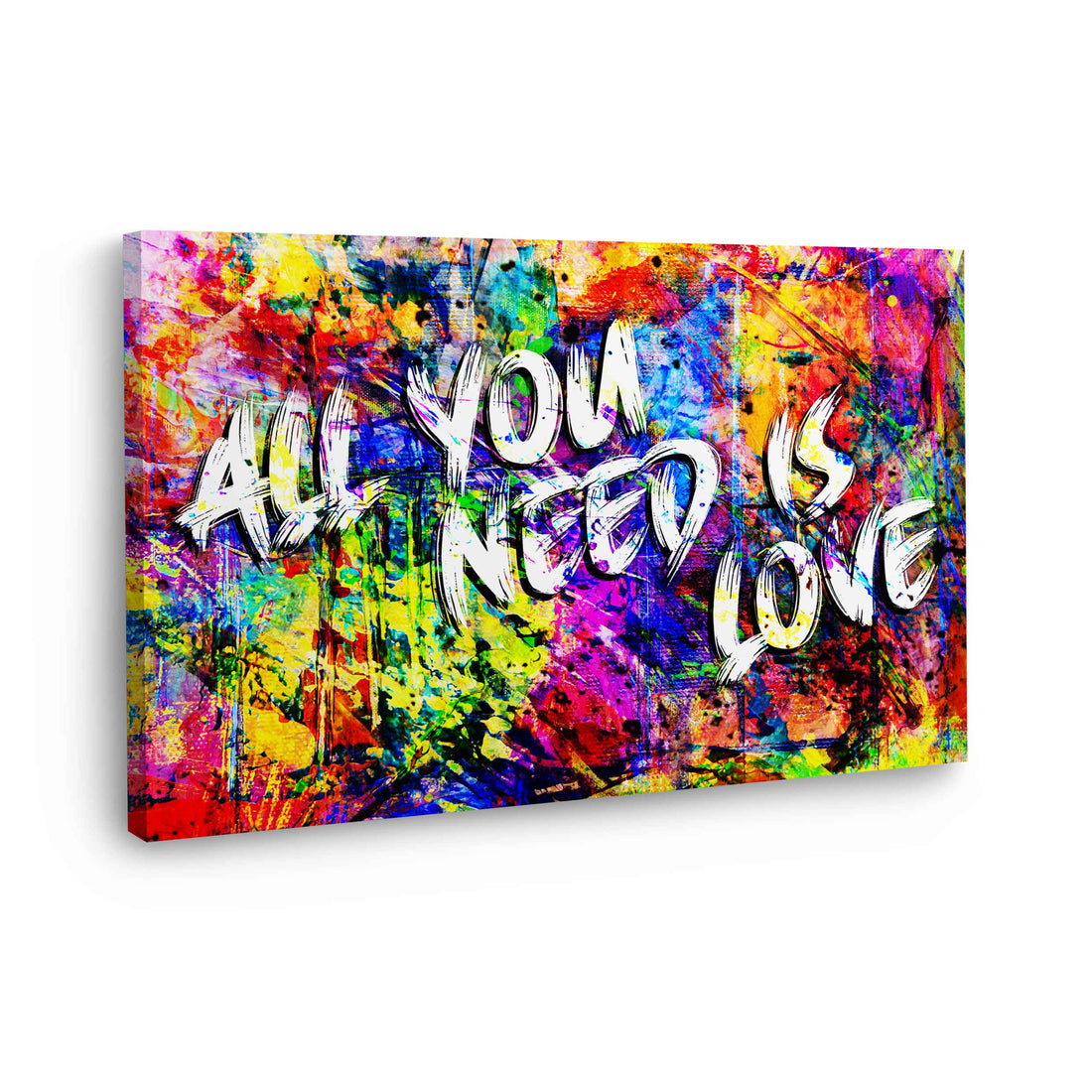 Wandbild All You Need Is Love Abstract Colour