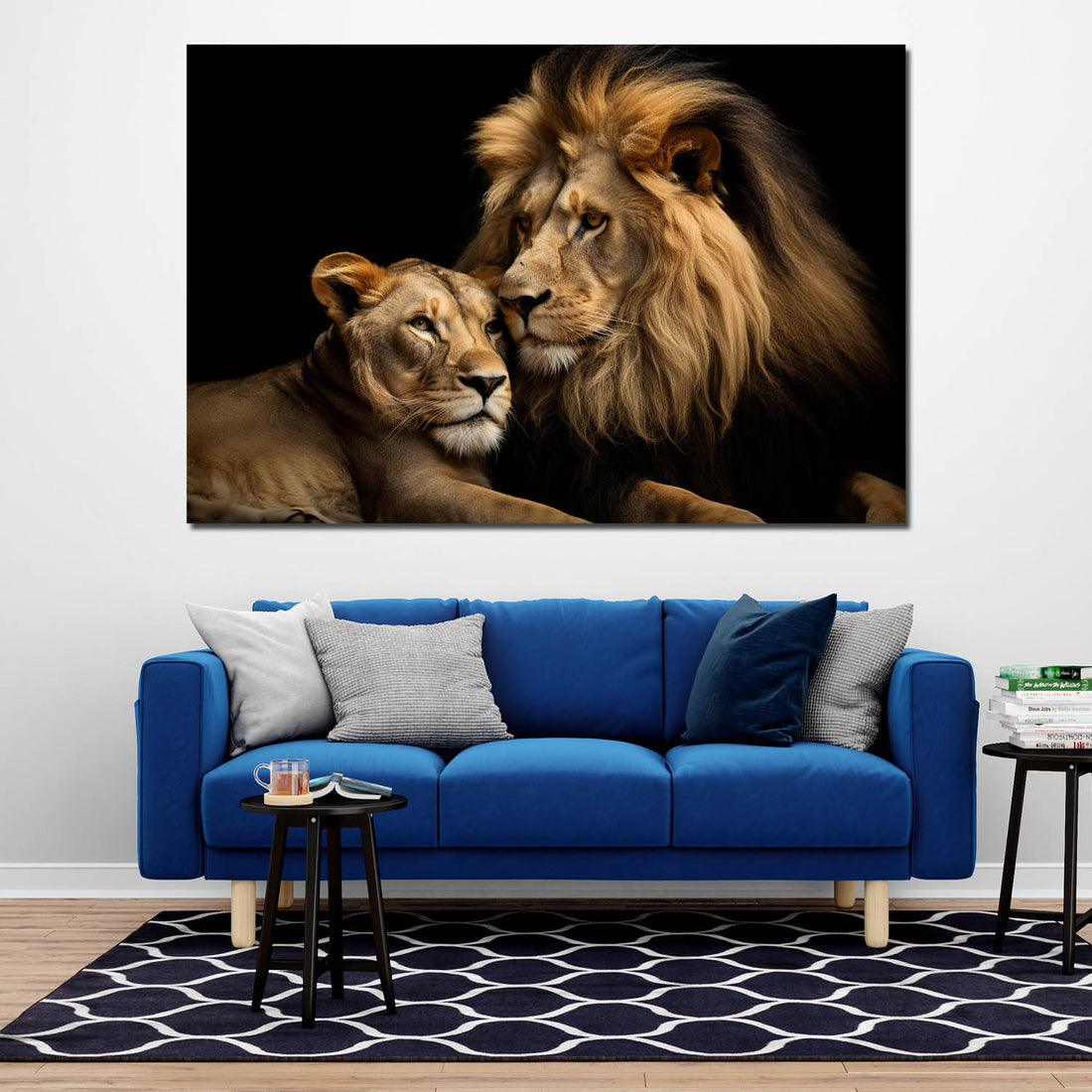 Wandbild Beautiful Lions, Löwen