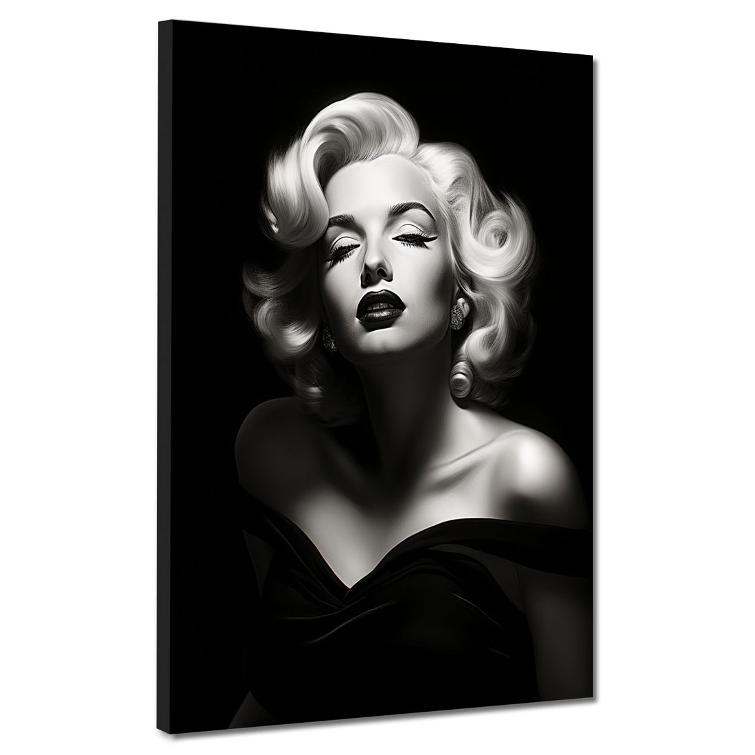 Wandbild Beautiful Marilyn Black Style