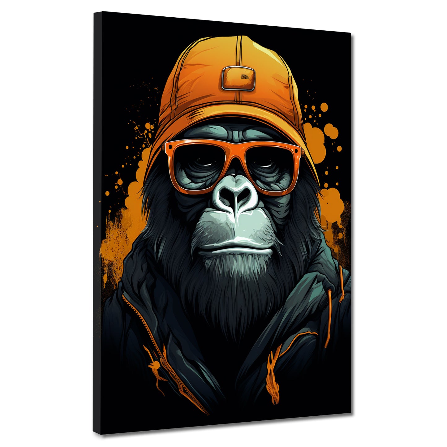 Wandbild Cool Gorilla