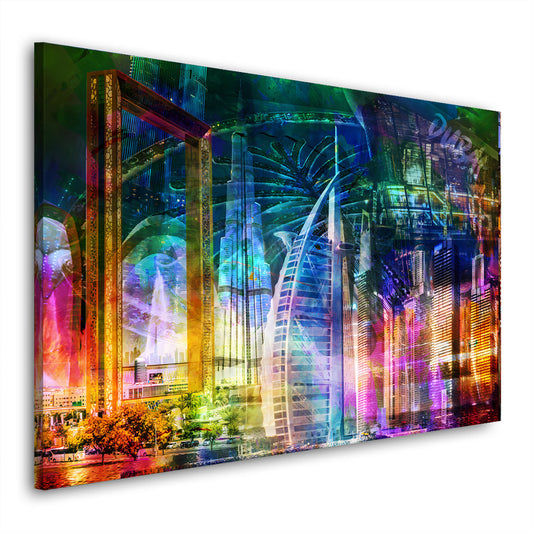Dubai Pop Art Wandbild