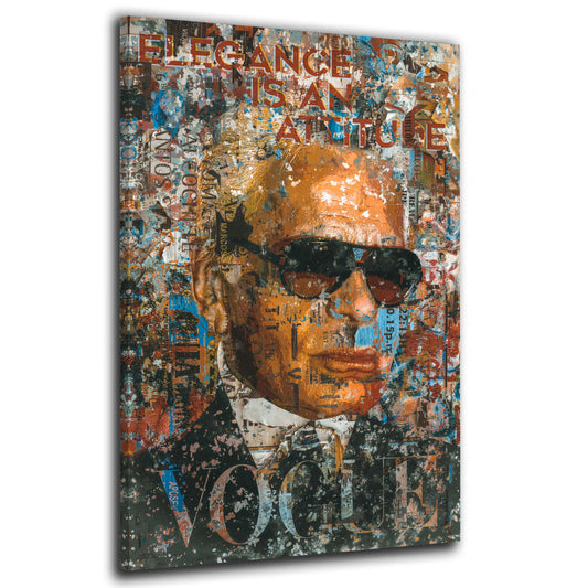 Wandbild Karl Mode Ikone Street Pop Art Style
