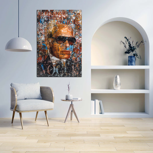 Wandbild Karl Mode Ikone Street Pop Art Style