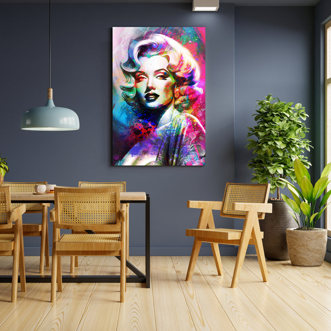 Wandbild Abstract Marilyn Pop Art Style