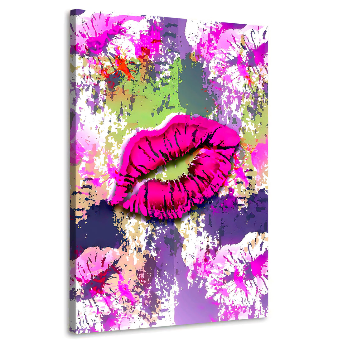 Wandbild Kiss Colour Pop Art