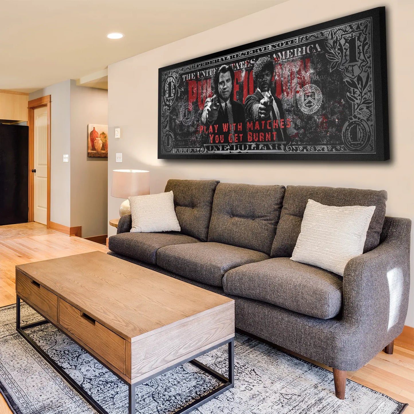 Dollar Zitat Pulp Fiction Wandbild