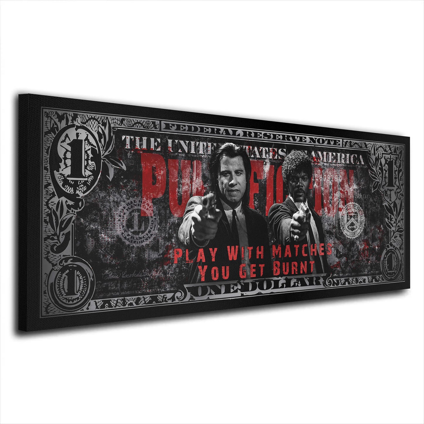 Dollar Zitat Pulp Fiction Wandbild
