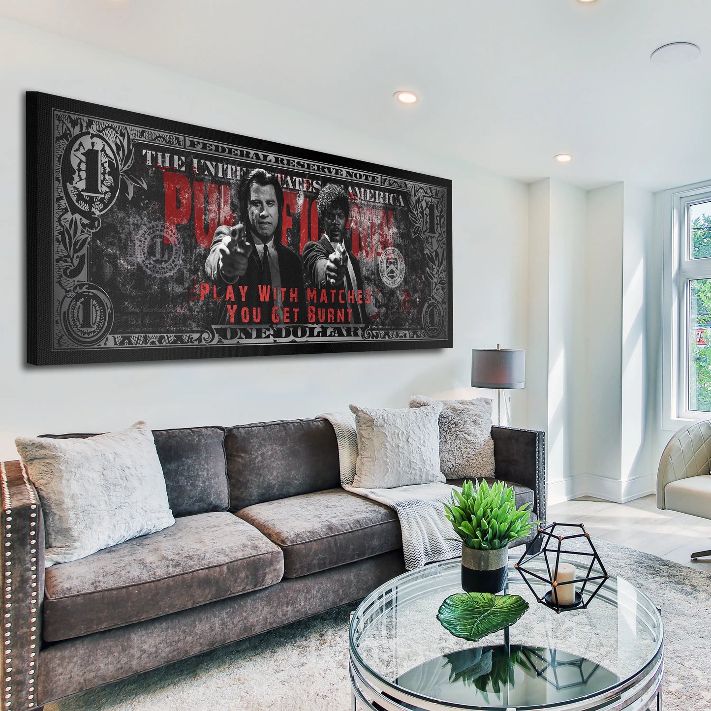 Dollar Zitat Pulp Fiction Wandbild