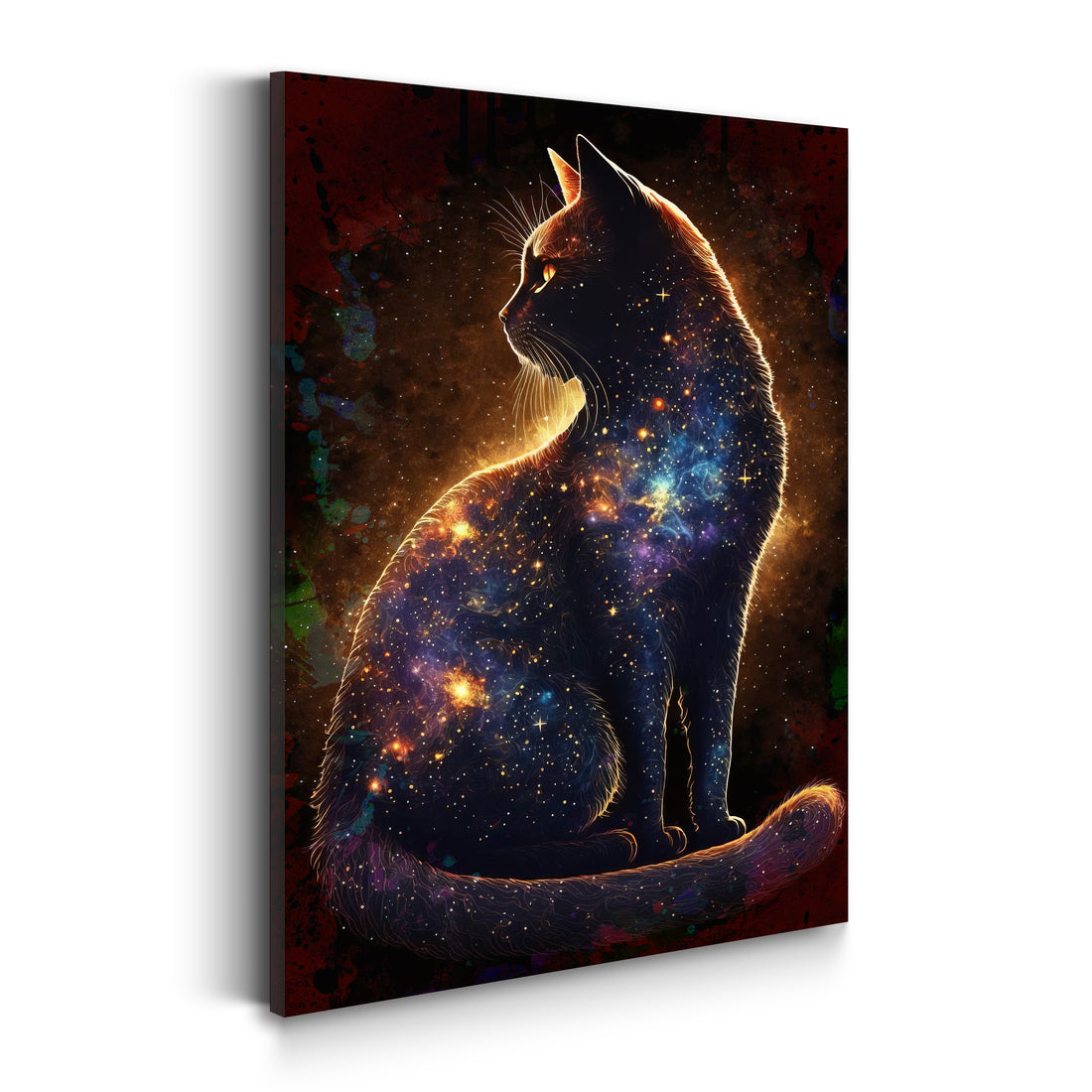 Wandbild Star Cat, Katze