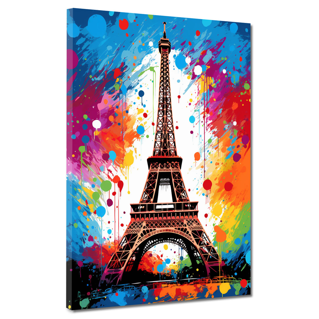 Wandbild Pop Art Eiffelturm Paris