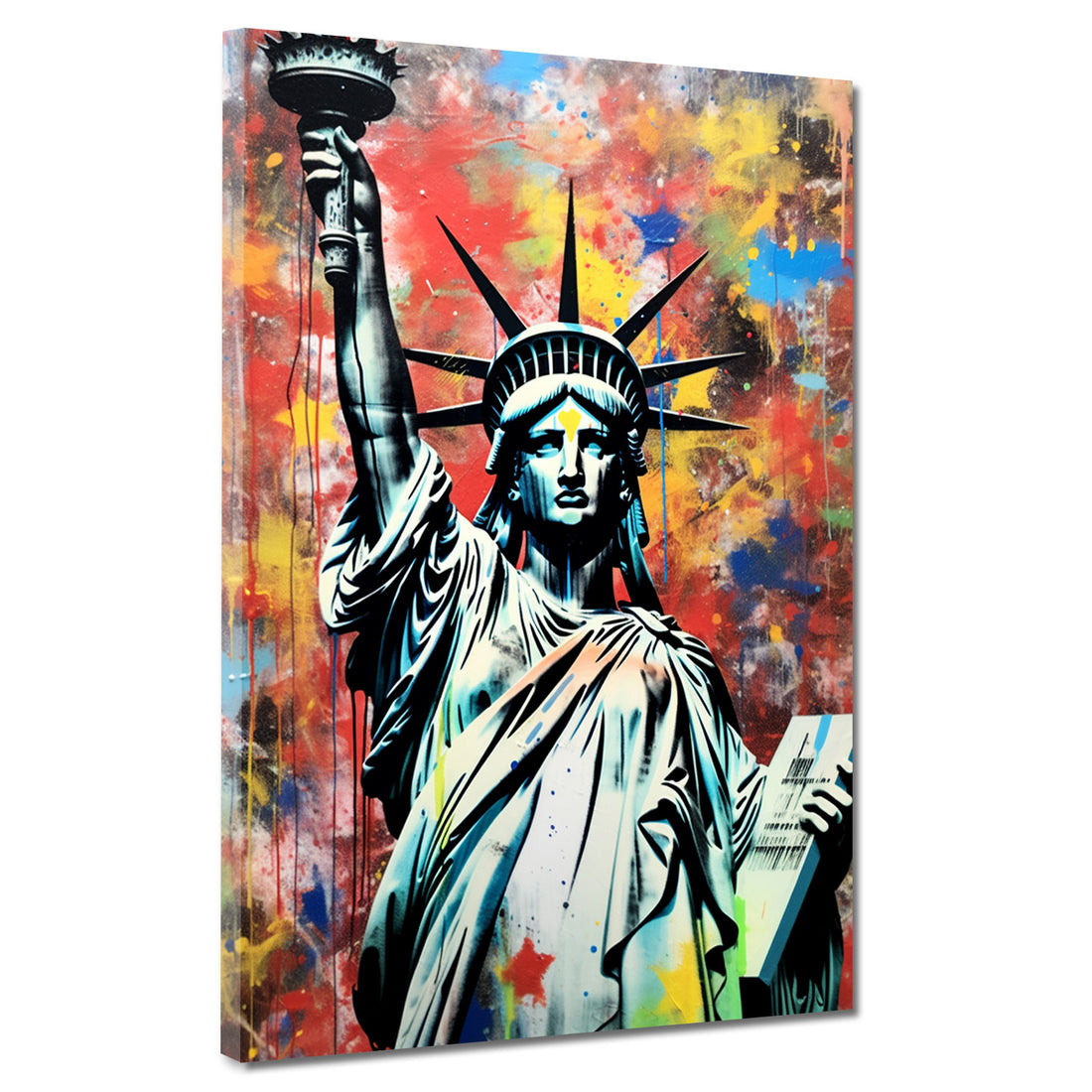 Wandbild Pop Art Freiheitsstatue, NY