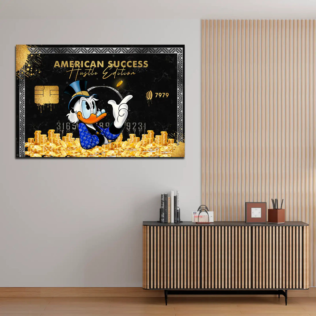 Wandbild Pop Art Kust Duck Hustle Edition