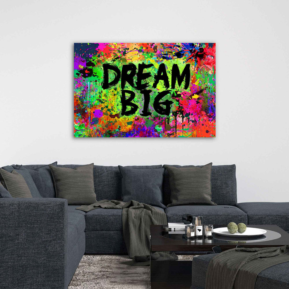 Wandbild Pop Art abstrakt Dream Big