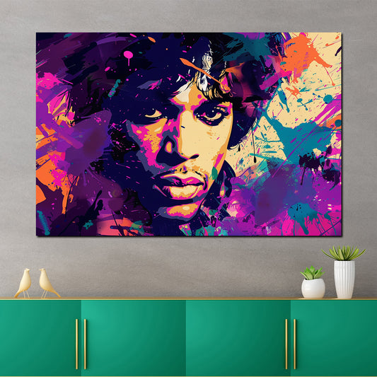 Prince Pop Art Musik Dekoration Wandbild
