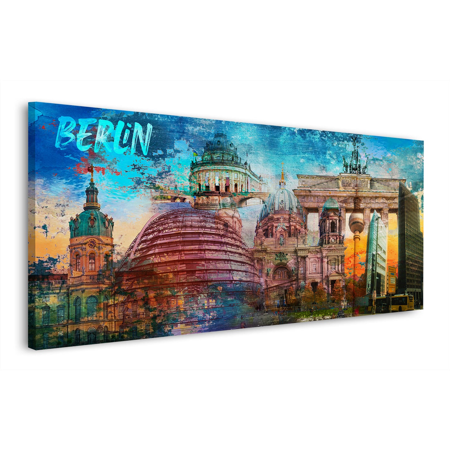 Deutschland Berlin Pop Art Architektur modern Wandbild