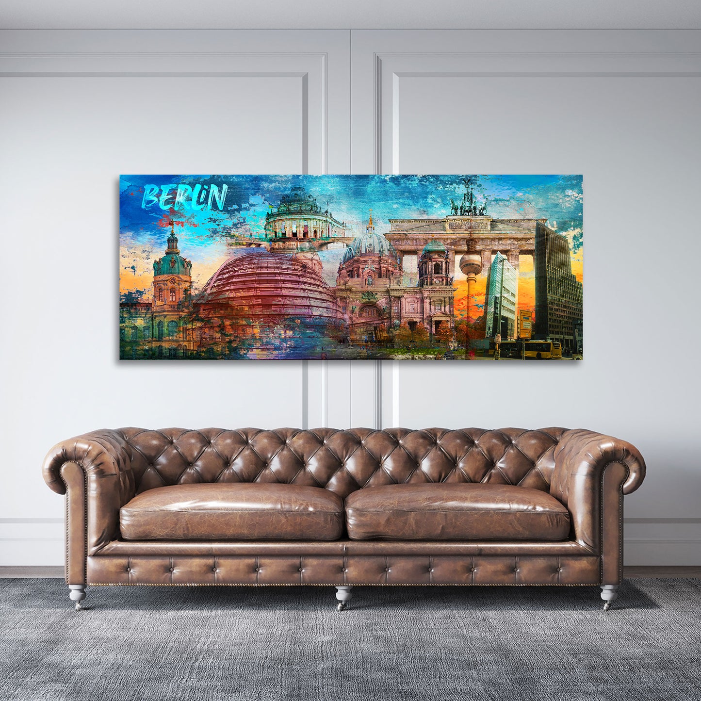 Deutschland Berlin Pop Art Architektur modern Wandbild