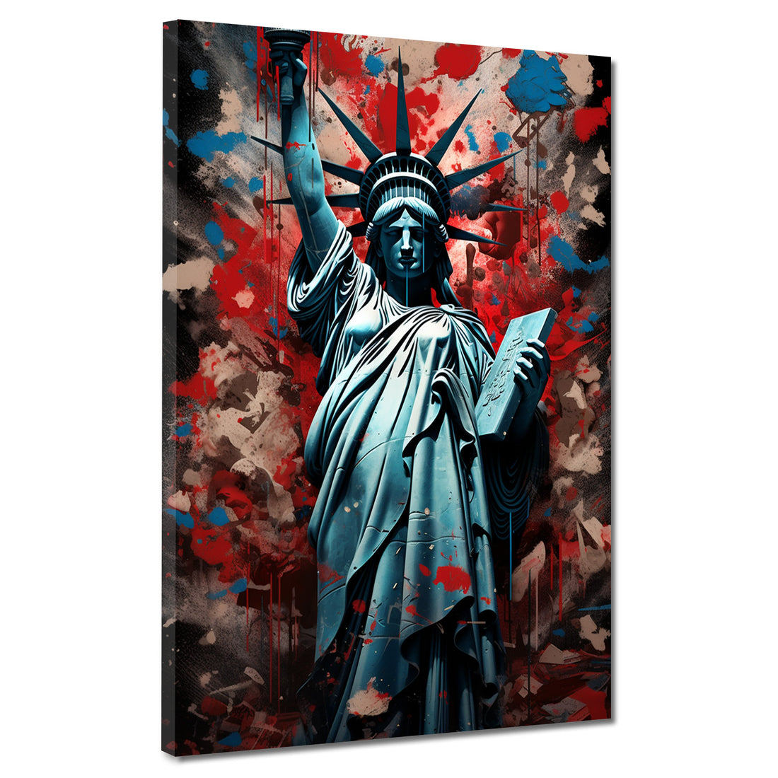 Wandbild USA New York Freiheitsstatue Pop Art