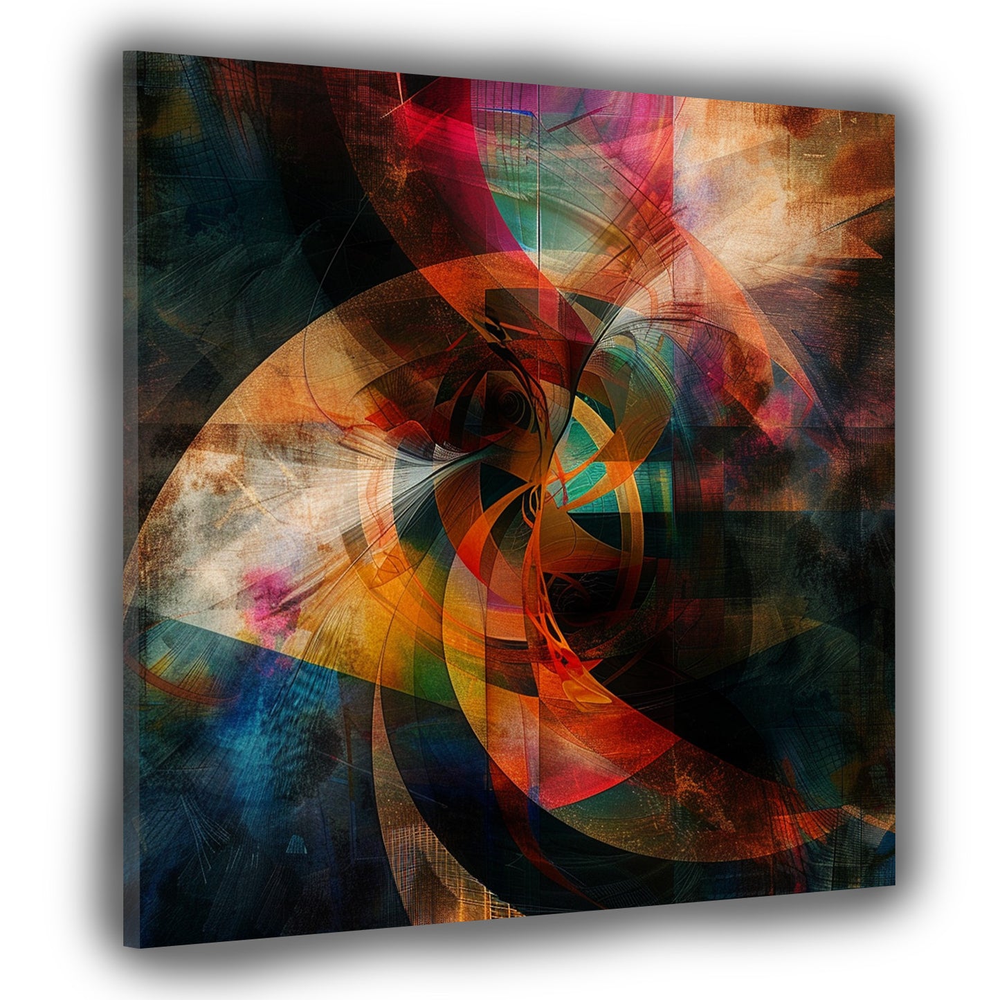 Wandbild abstrakt Farben lebendig und modern