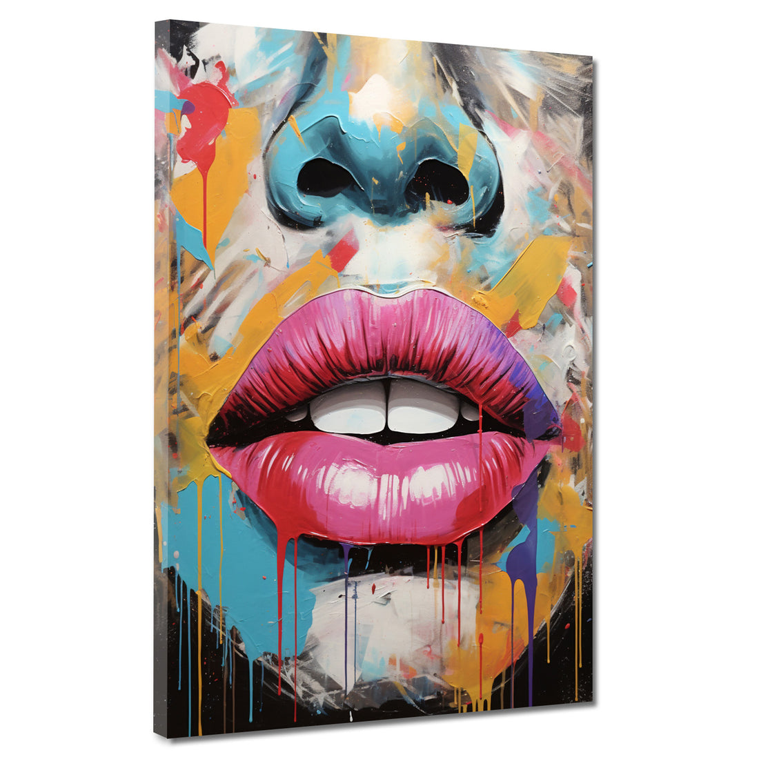 Wandbild abstrakt Pop Art Beautiful Face