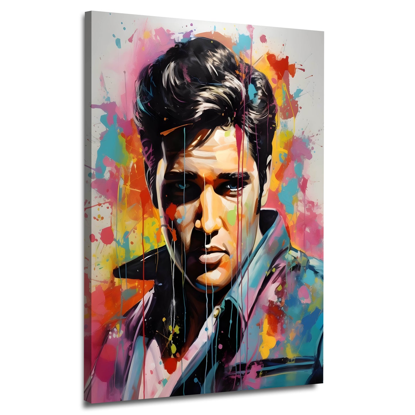 Wandbild Pop Art Musiker Style abstrakte Kunst Rock ’n’ Roll
