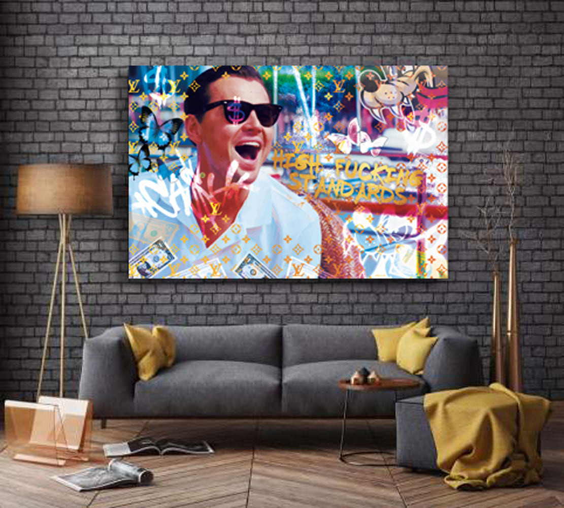Wandbild Wolf of Wall Street