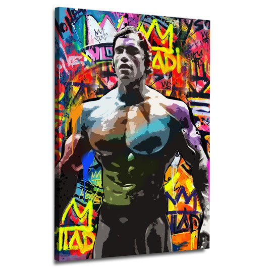 Wandbild Bodybuilder Pop Art Bodybuilding