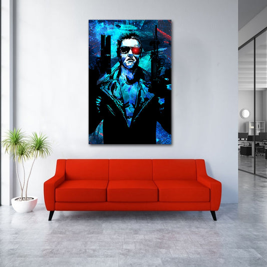 Arnold Style abstrakt Pop Art Film Cyborg Kunst Wandbild