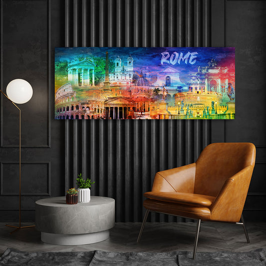 Rom Kolosseum Petersdom Spanische Treppe Pantheon Wandbild