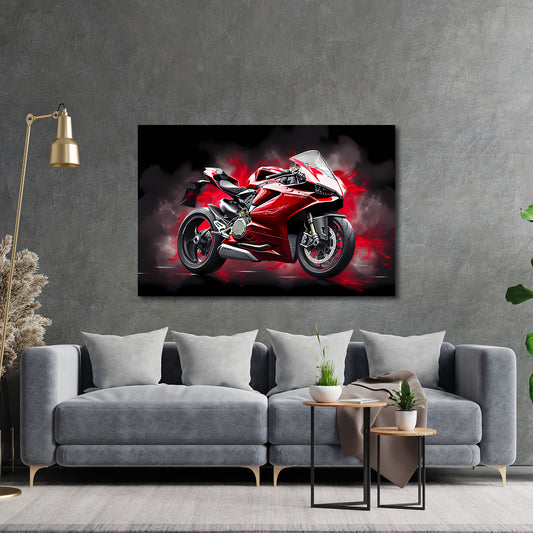 Ducati Motorrad Sportbike Power Wandbild