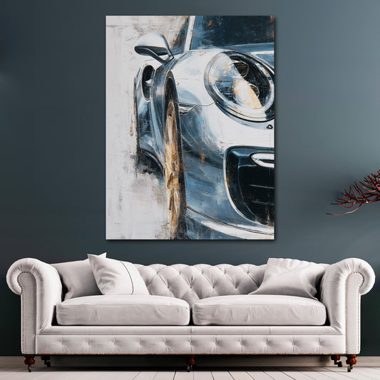 Sportwagen Luxus Auto Dynamik Wandbild