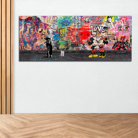 Albert Street Art Maus Style Wandbild