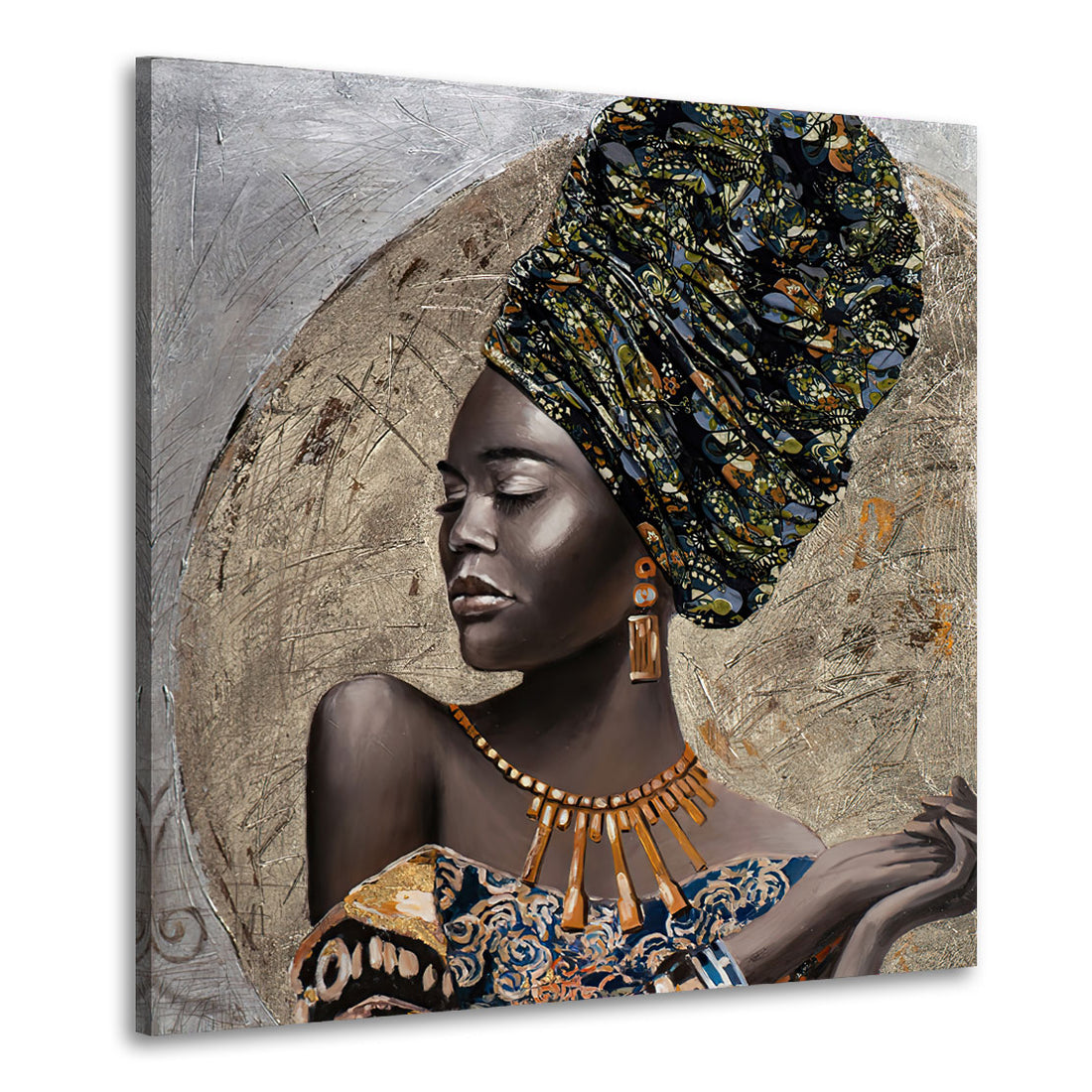 Wandbild afrikanische Frau Beautiful Women