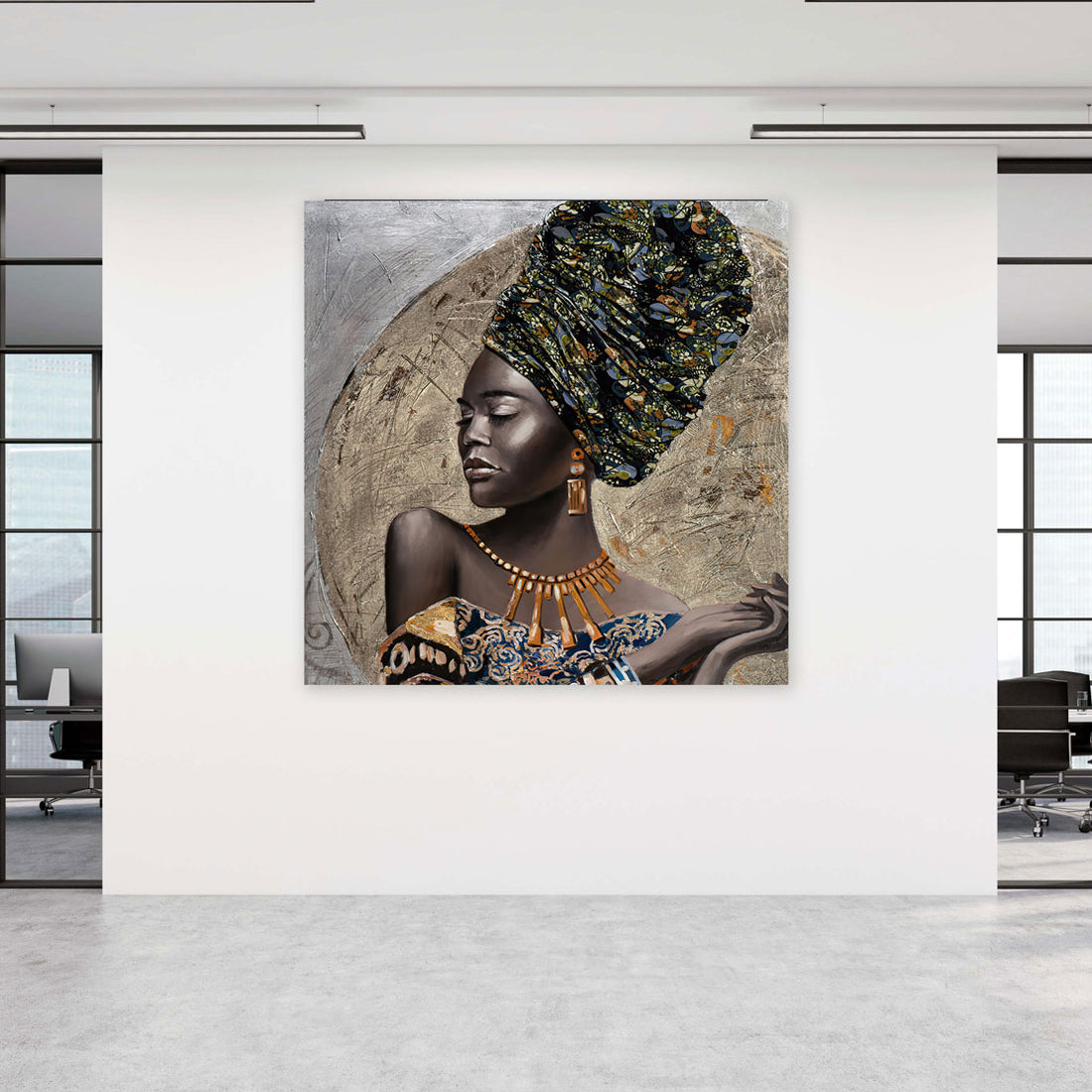 Wandbild afrikanische Frau Beautiful Women