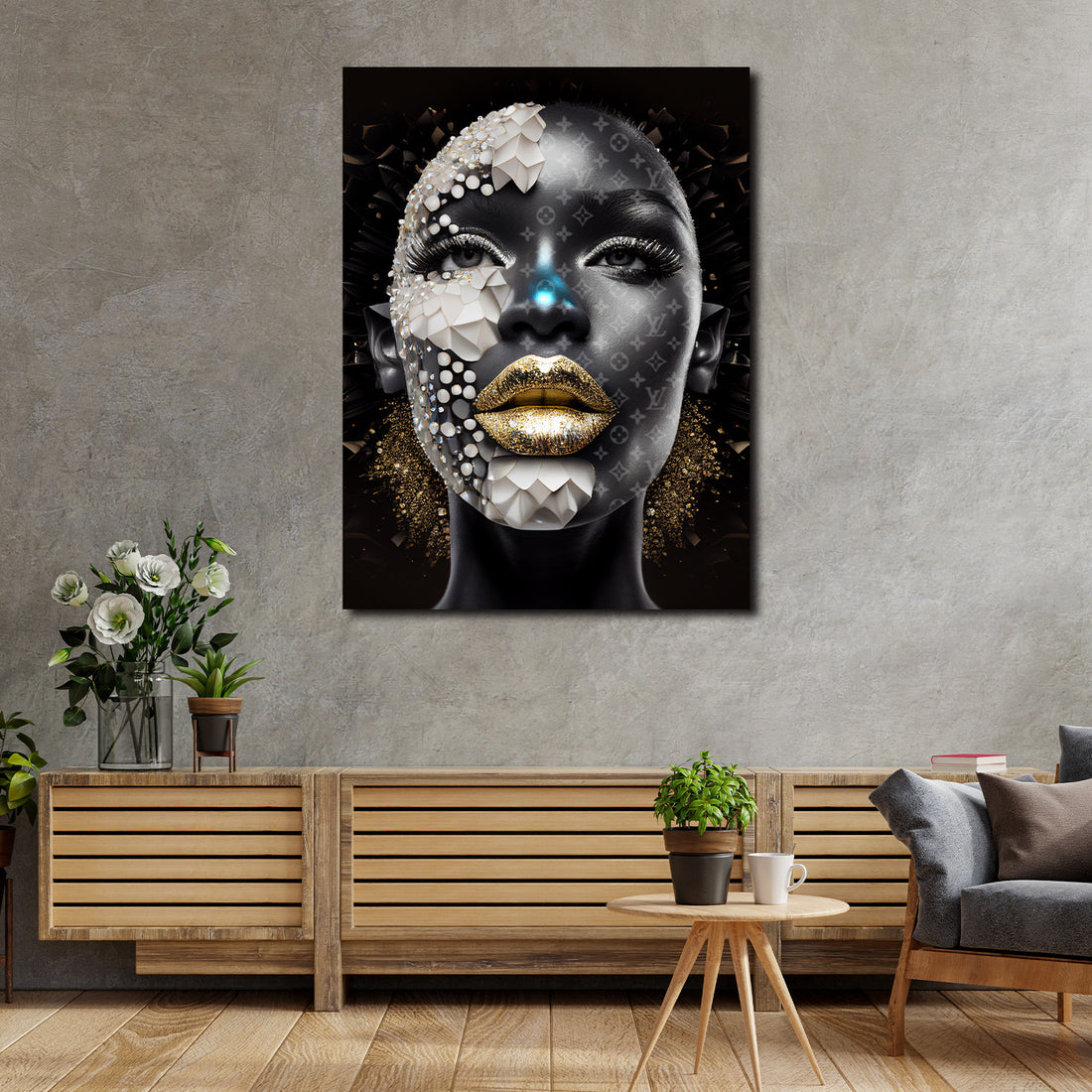 Wandbild Abstract African Beauty