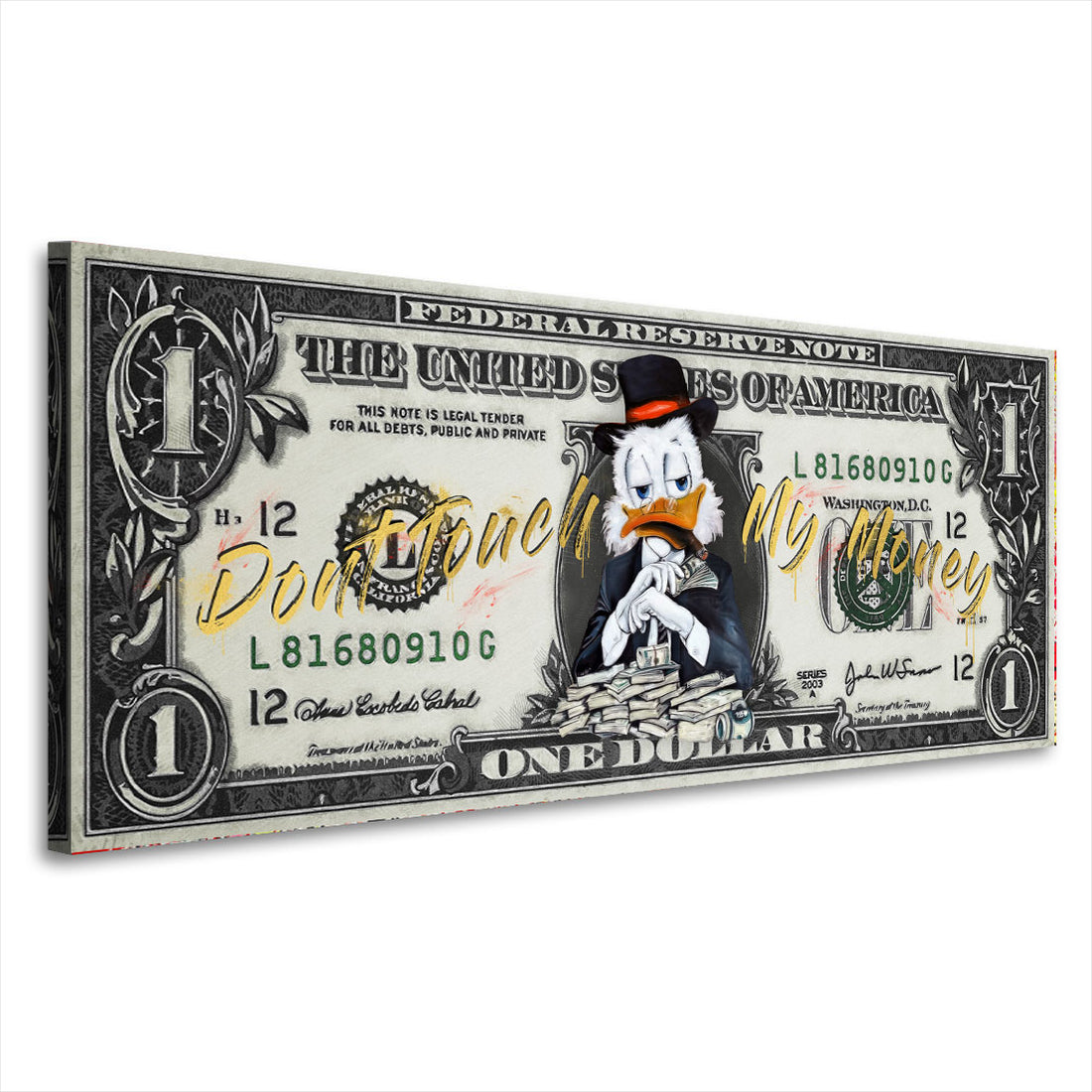 Wandbild Dollar Scrooge Don&