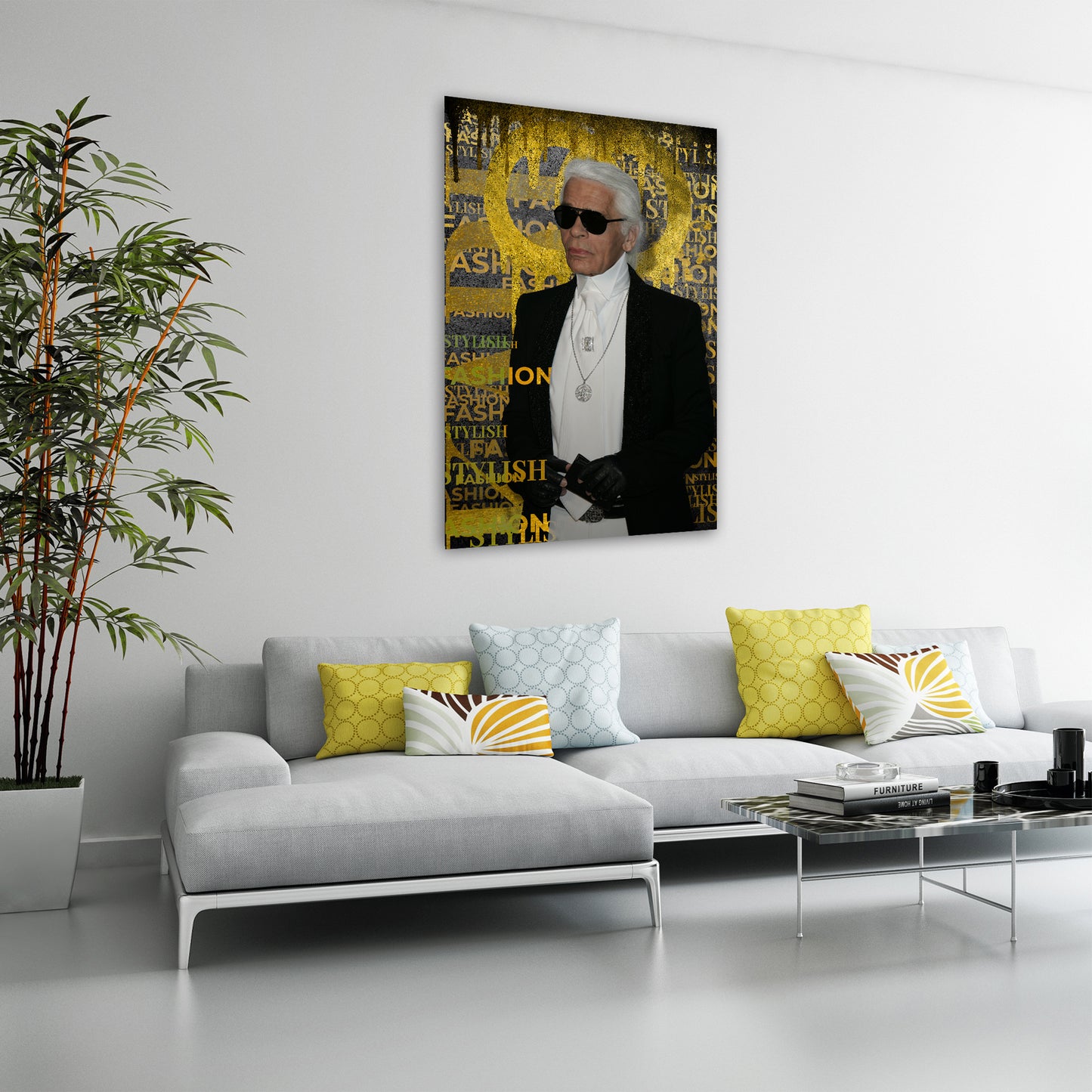 Karl Luxury Kunst Pop Art Wandbild