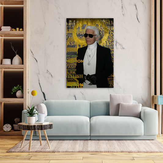 Karl Luxury Kunst Pop Art Wandbild