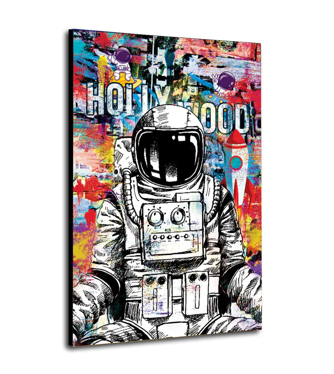 Wandbild Astronaut Pop Art Style