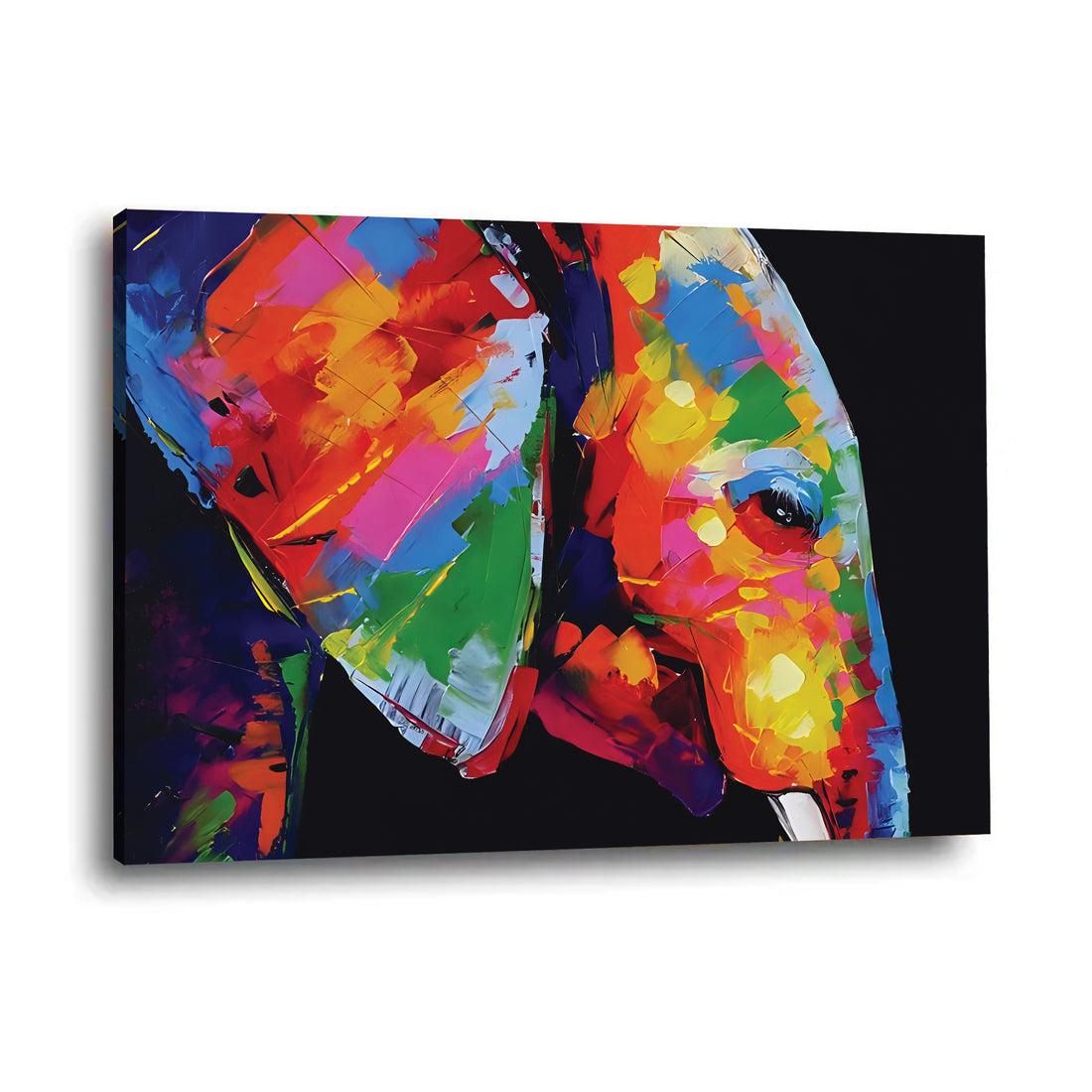 Wandbild Elefant Abstract Pop Art Style
