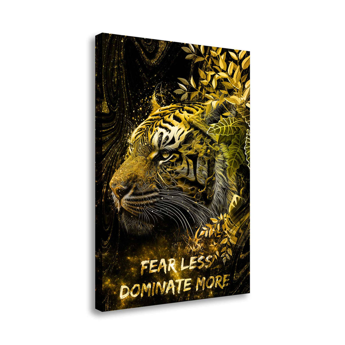 Wandbild Motivation Tiger Fearless