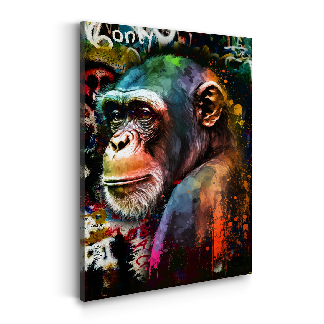 Wandbild Pop Art Monkey