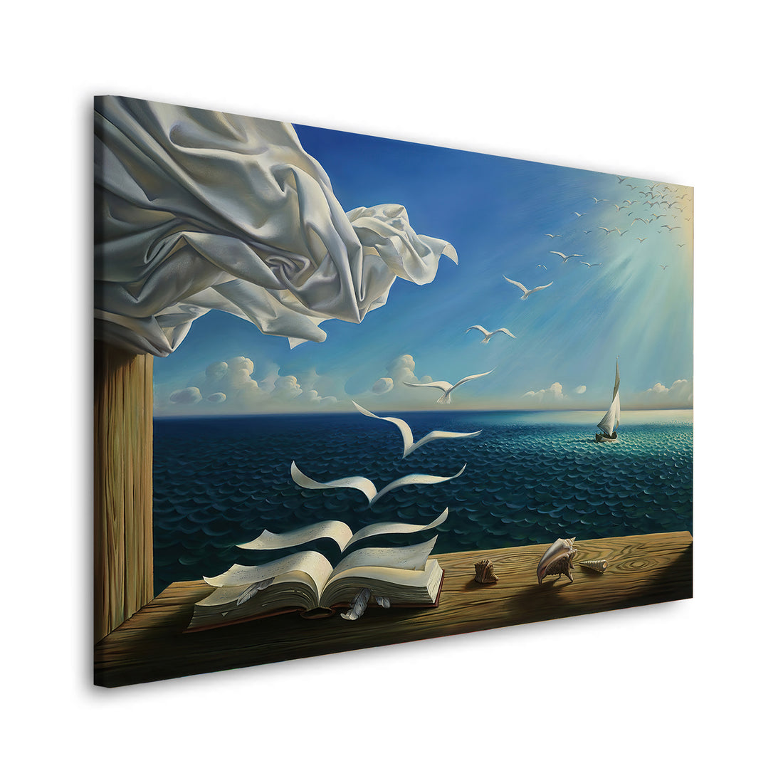 Wandbild abstrakt Blick auf Meer, Beautiful View