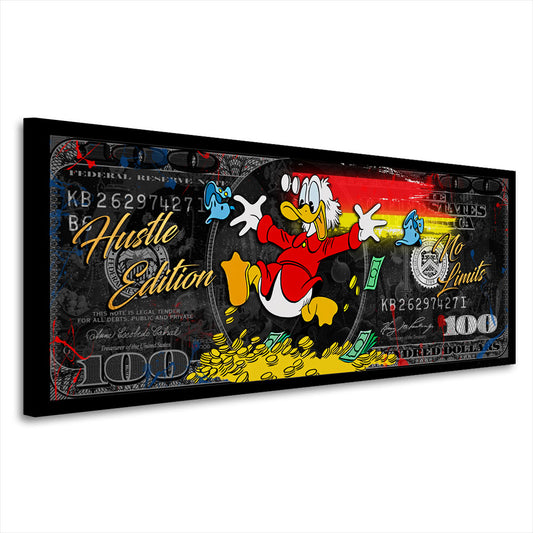 Comic 100 Dollar Dagobert Pop Art Comic Deutschland Wandbild