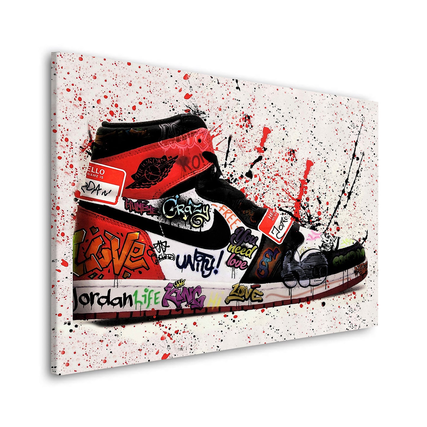 Pop Art Schuh Sneaker Wandbild