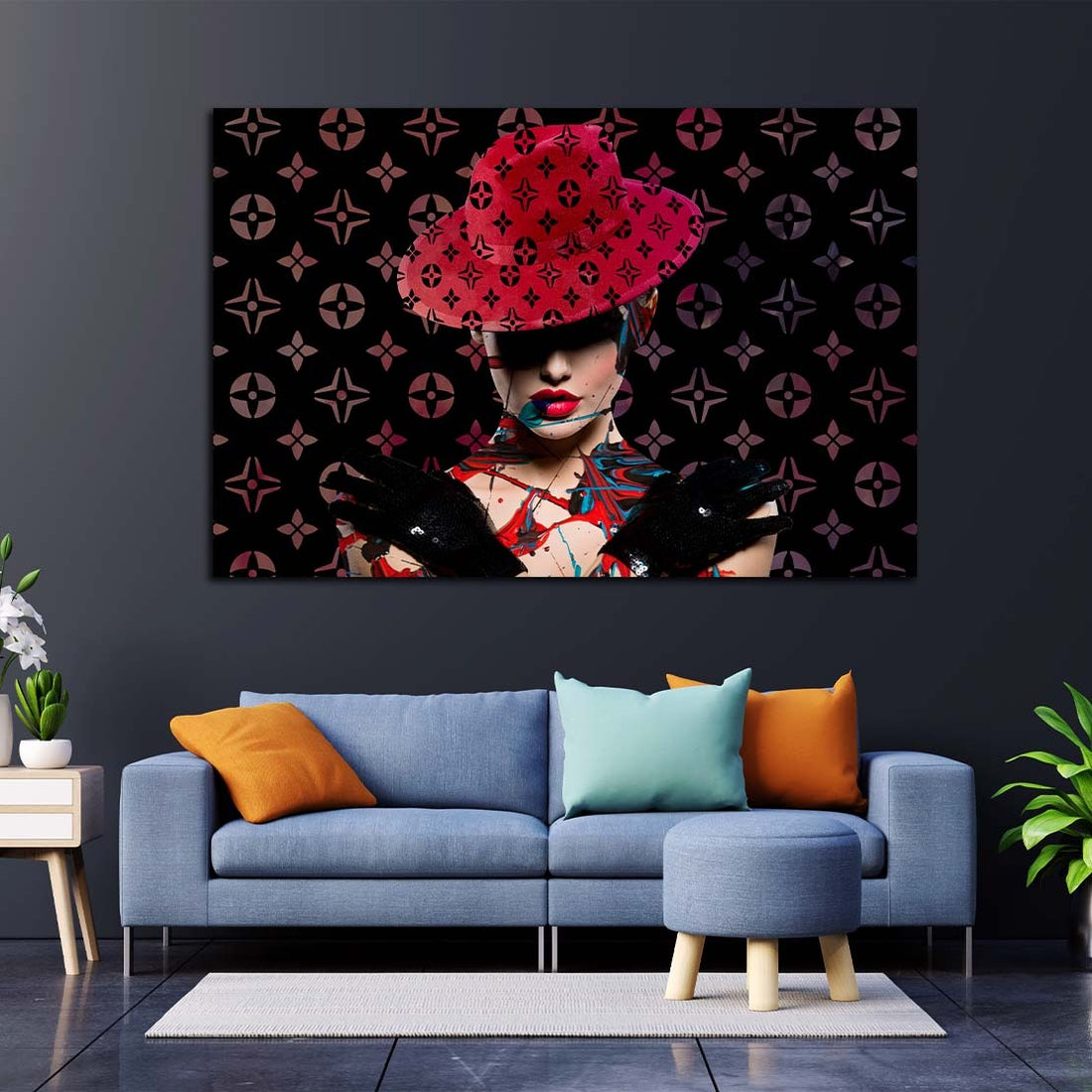 Wandbild modern Frau Abstract Women Style