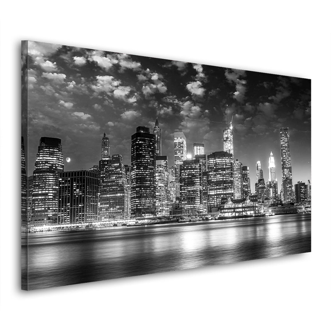 Wandbild Manhattan NY Skyline Night Style, USA
