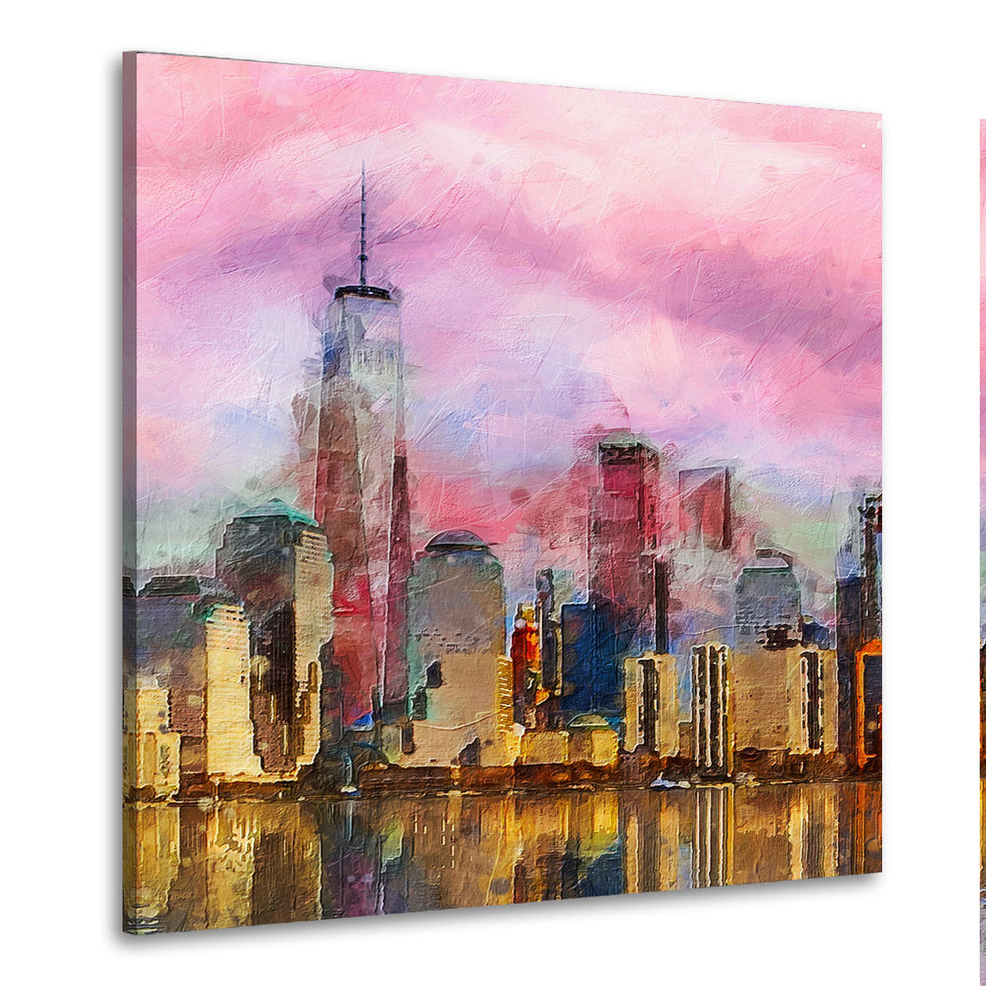 Wandbild Manhattan NY Skyline Colour Style, USA