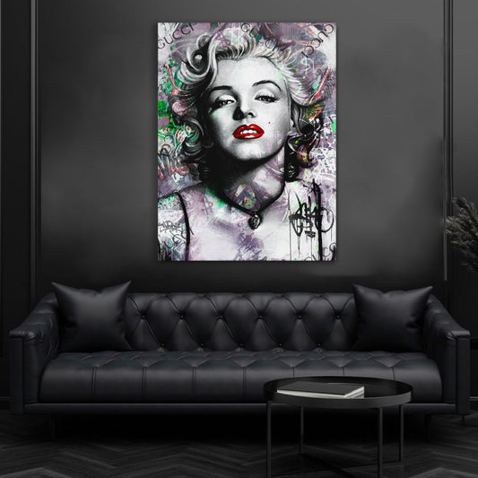 Marilyn Pop Art Luxury Wandbild